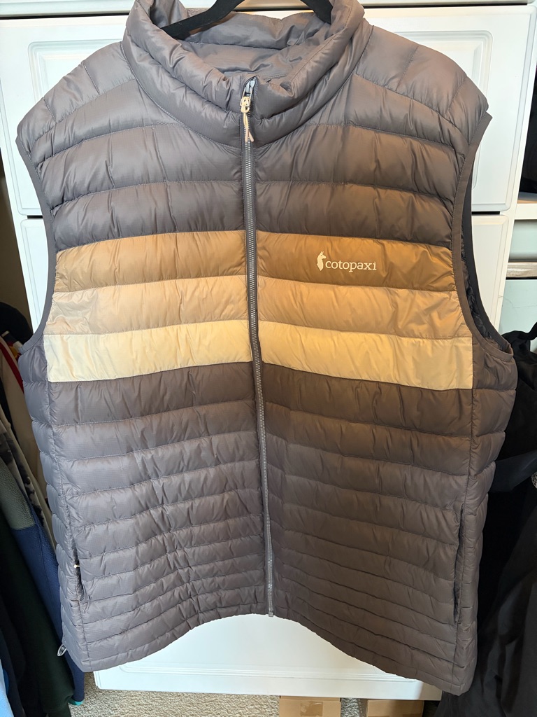 Cotopaxi Fuego Down Vest Men’s Xxxl | Cinder Stripes | Great Condition